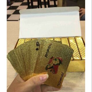 Bộ bài mạ vàng