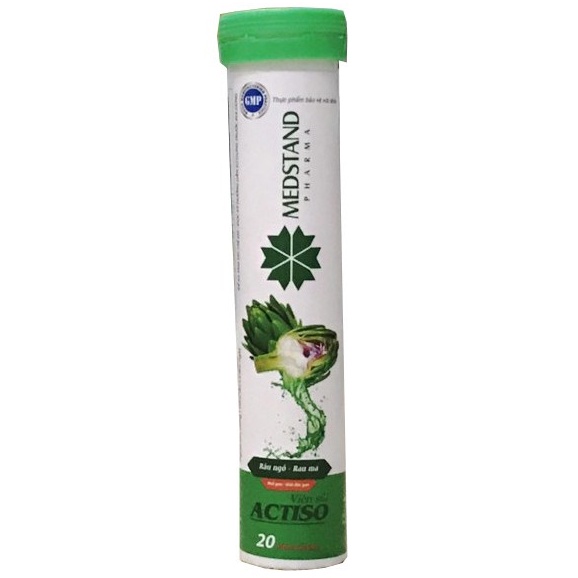 VIÊN SỦI ACTISO – RÂU NGÔ – RAU MÁ - Giảm mề đay, hỗ trợ tăng cường giải độc gan, chức năng gan (20v)