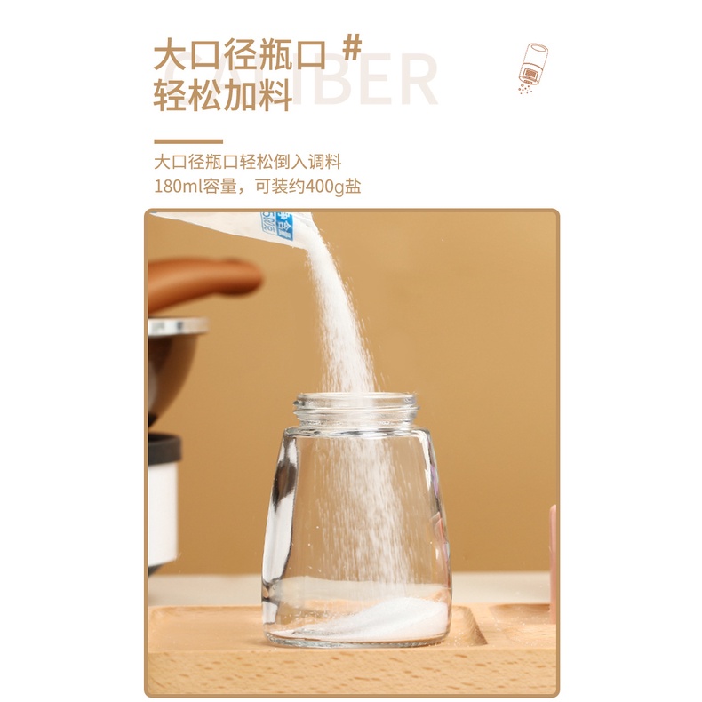 PVN41876 Lọ đựng gia vị thủy tinh, lọ hạt tiêu nhỏ xinh có nút bấm Giá Rẻ