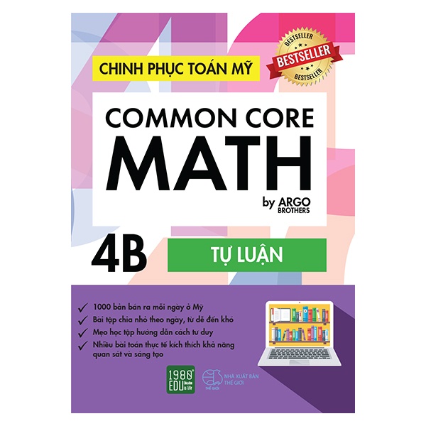 Sách - Chinh Phục Toán Mỹ - Common Core Math Tập 4B thumbnail