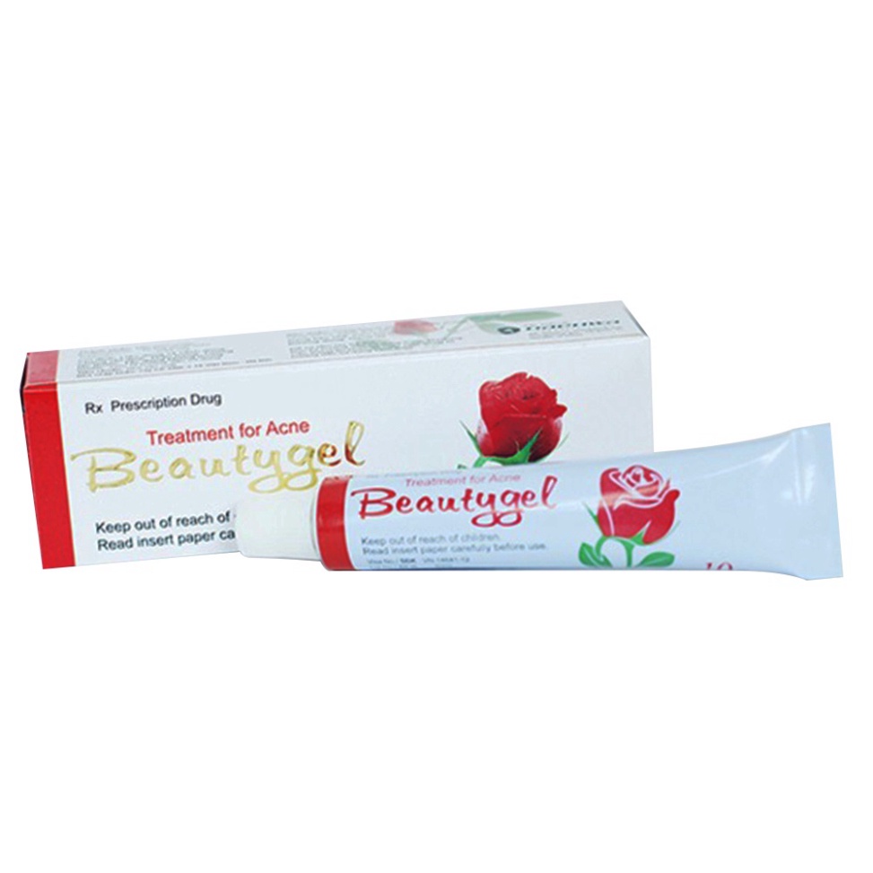 Gel giảm mụn trứng cá Beautygel giảm mụn đầu đen, mụn viêm, mụn mủ - tuyp 10g