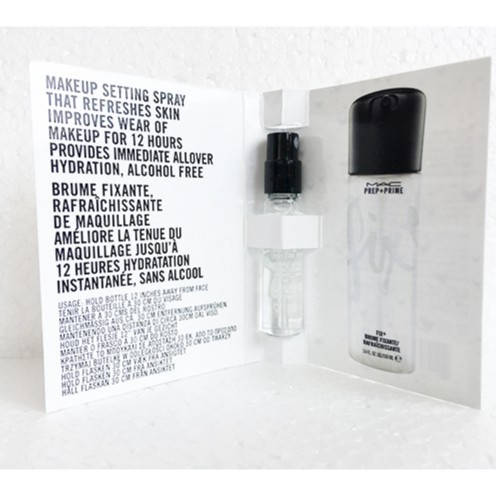 Sample Xịt giữ lớp trang điểm MAC  Prep + Prime Fix+ Brume Fixante