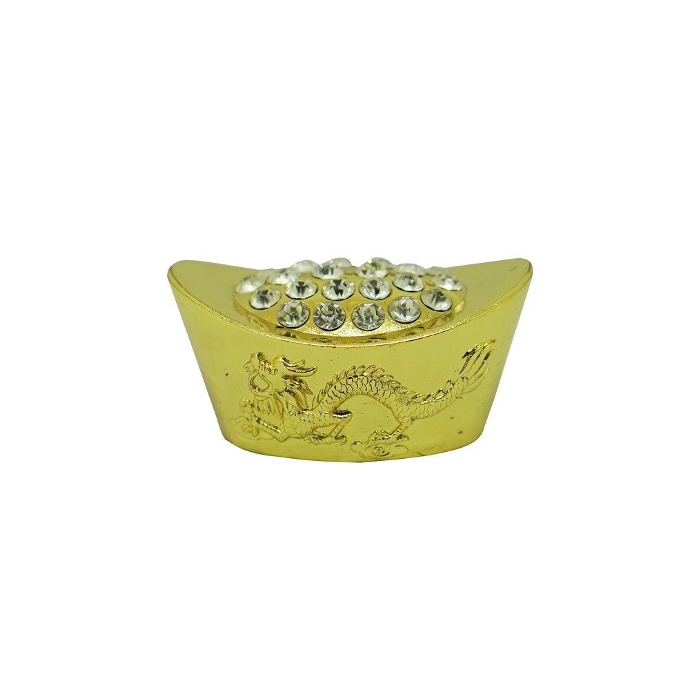 1 Đỉnh vàng Long Phụng đính Hột Xoàn (kim loại-dài 4,5cm)