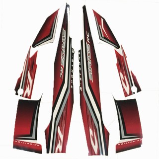 Tem xe sirius RC đỏ đen [ B40]