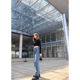 Quần jeans Ống Rộng Phong Cách