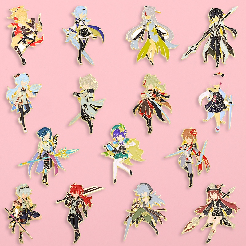 Huy Hiệu Cài Áo Hình Hoạt Hình Anime Dễ Thương