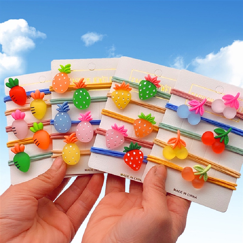 Set 5 cột tóc nhiều kiểu giá rẻ phong cách Hàn Quốc - Selenshop