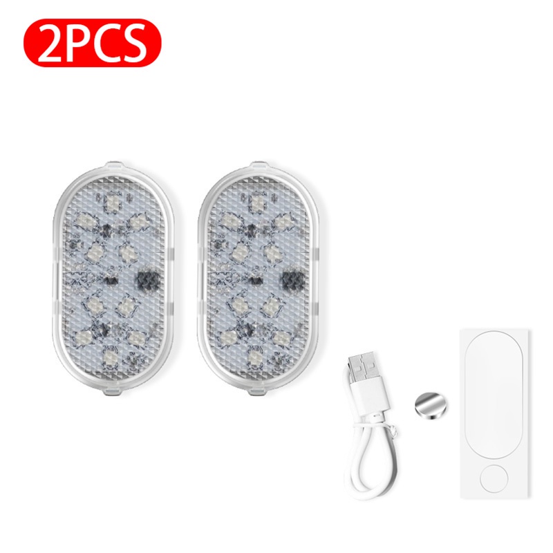 Đèn cảnh báo mở cửa SEAMETAL cảm biến ánh sáng hai màu sạc lại được chống va chạm chống thấm nước dành cho xe hơi