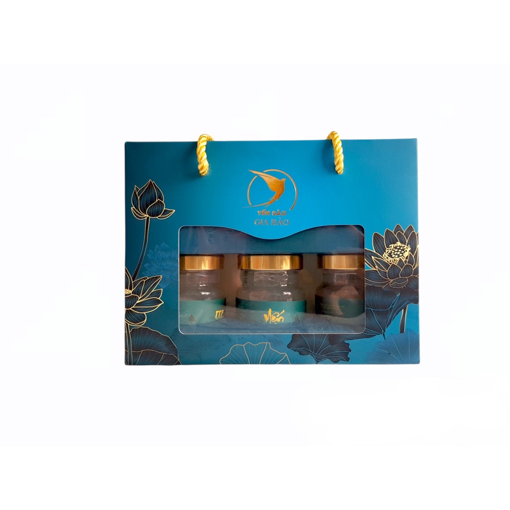 Yến Gia Bảo - Nước yến sào chưng 5% nhân sâm và 30% yến tươi cao cấp