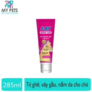 FAY MEDICARE 258ml - Sữa tắm ghẻ, vảy gầu, nấm da cho chó