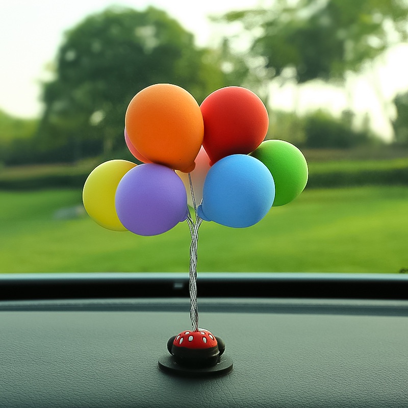 Bóng bay mini trang trí taplo ô tô, mô hình bóng bay decor táp lô xe hơi màu ngẫu nhiên