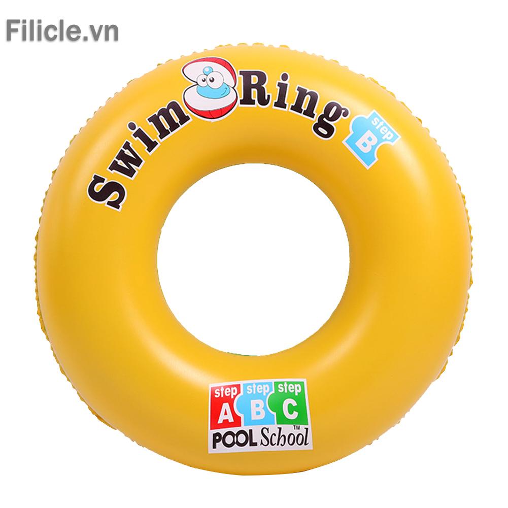 Phao Bơi Bơm Hơi Hình Tròn In Chữ Dành Cho Người Lớn Và Trẻ Em