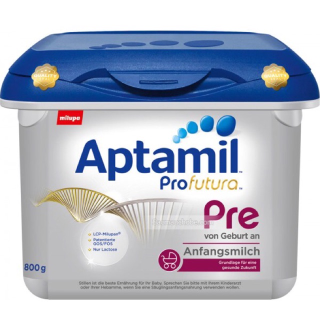 Sữa bột Aptamil Pre 800g xách tay Đức