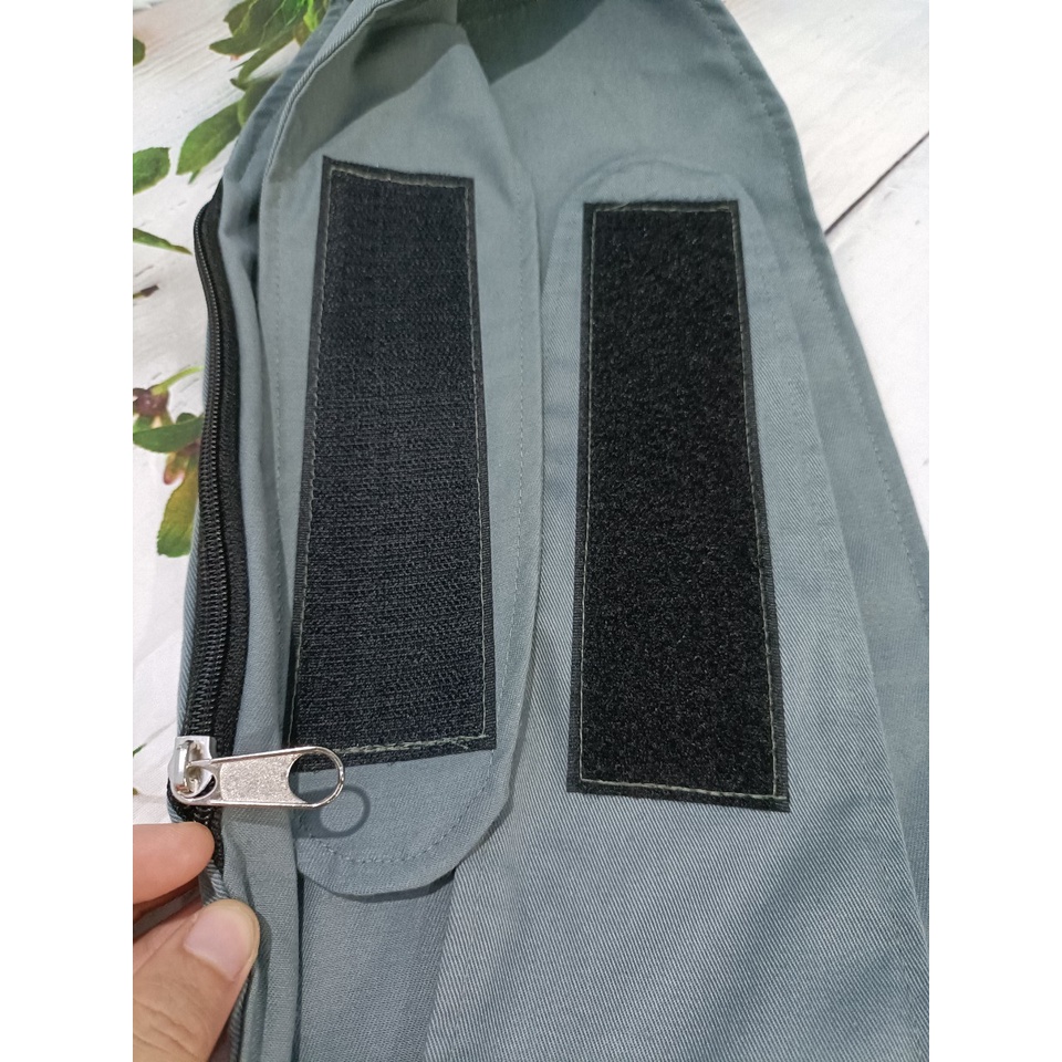 Đai Quấn Muối Thảo Dược/ Túi Chườm Bụng Dày Xịn Có Dây Kéo