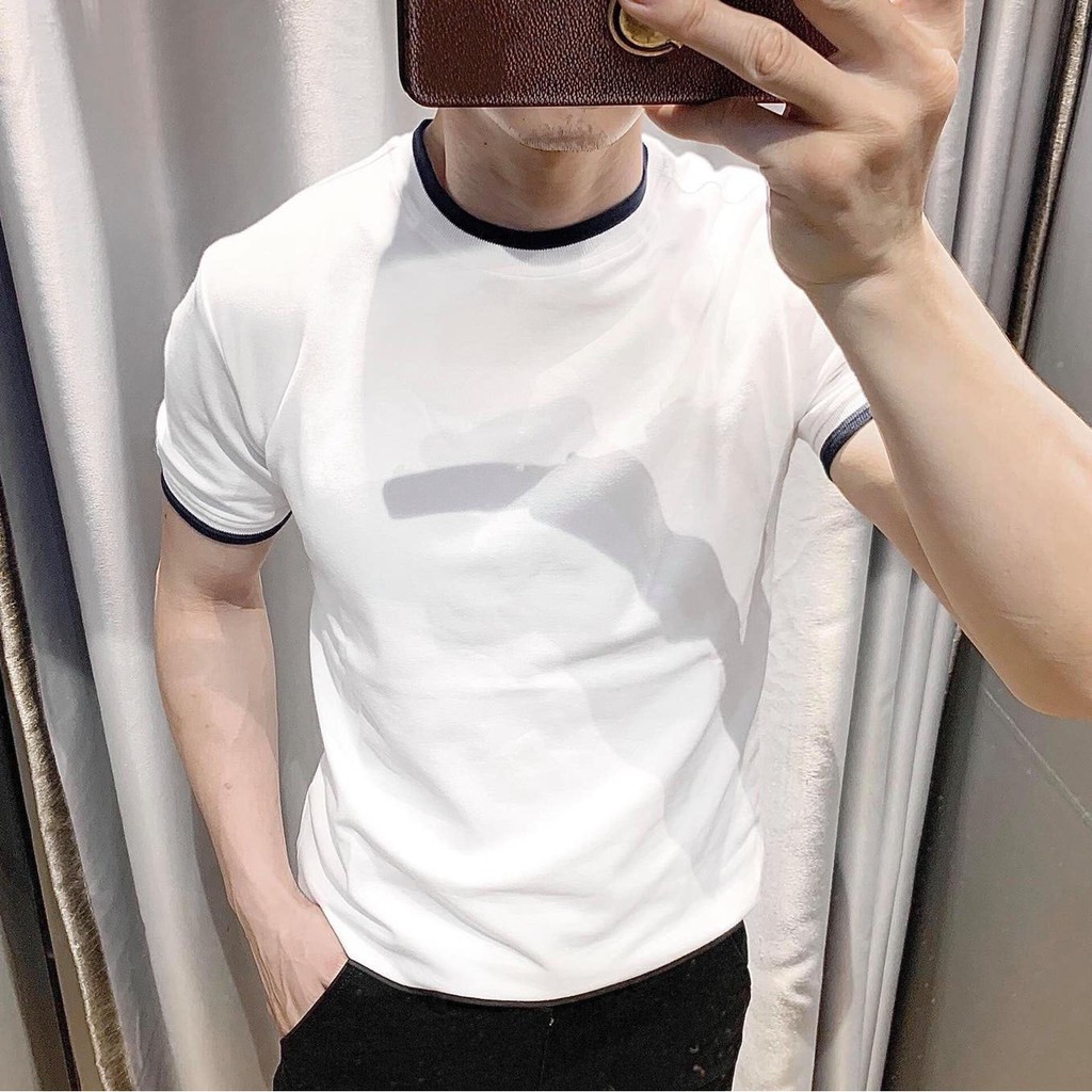 Áo thun nam cổ tròn, tay ngắn TORATEE T-shirt phối viền cao cấp - CBG SHOP