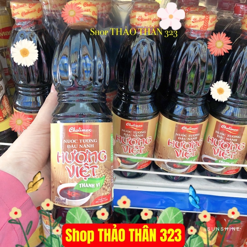 Nước Tương Đậu Nành Hương Việt 500ml