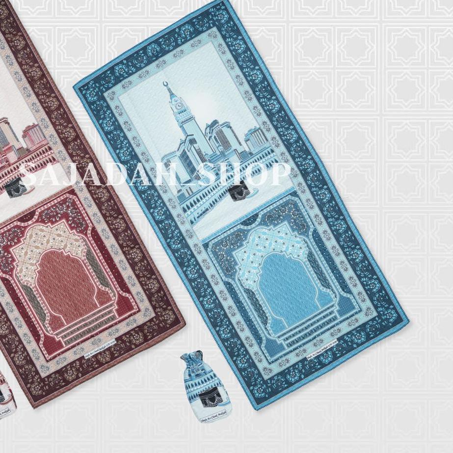 Tấm Thảm Cầu Nguyện Shofa Makkah (Màu Sắc: Đỏ) Shaved / Seleting 008