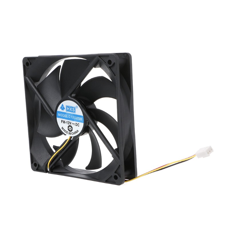 120x120x25mm DC 12V 0.15A 3 Pin 7-Blade Computer Case Cooling Fan Cooler 12025