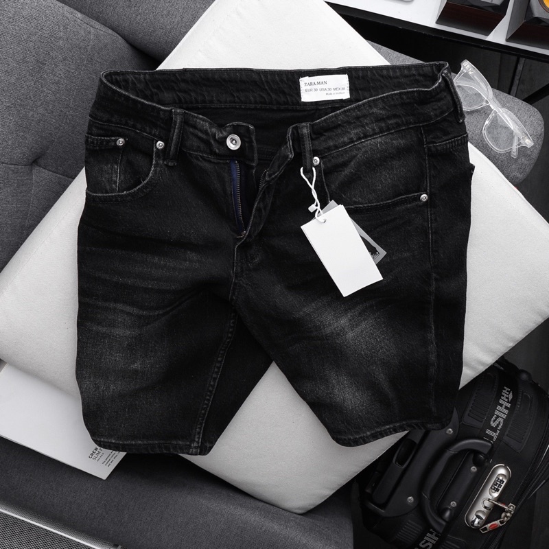 Quần short jean nam hàng xuất dư chất jean xịn