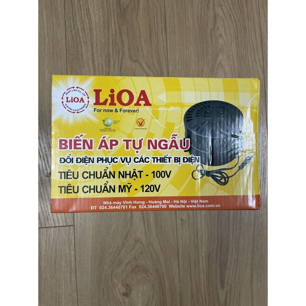 Biến Áp Tự Ngẫu LiOA 1500VA DN015 - Bộ Đổi Nguồn Điện 220V Sang 100V 110V 120V