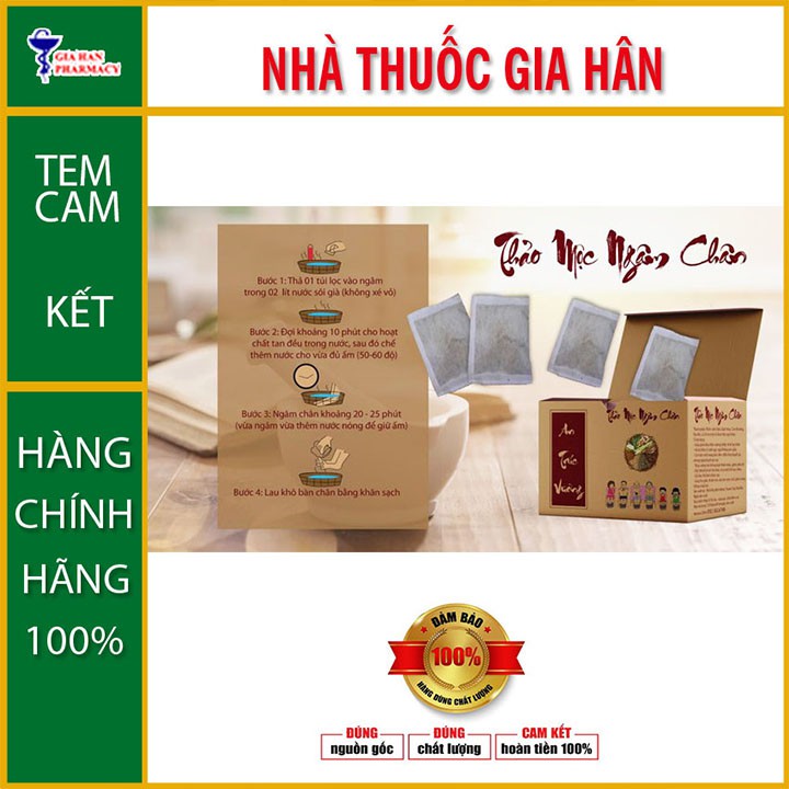 Thảo dược ngâm chân đông y AN TRÚC VƯƠNG-Không còn đau nhức xương khớp,tiểu đêm,mùi hôi chân khó chịu- Hộp 20 túi