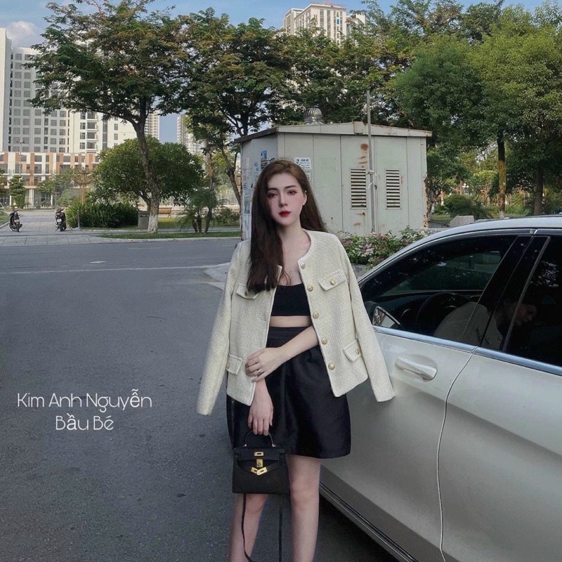 Áo khoác dạ 4 nắp túi hàng đẹp