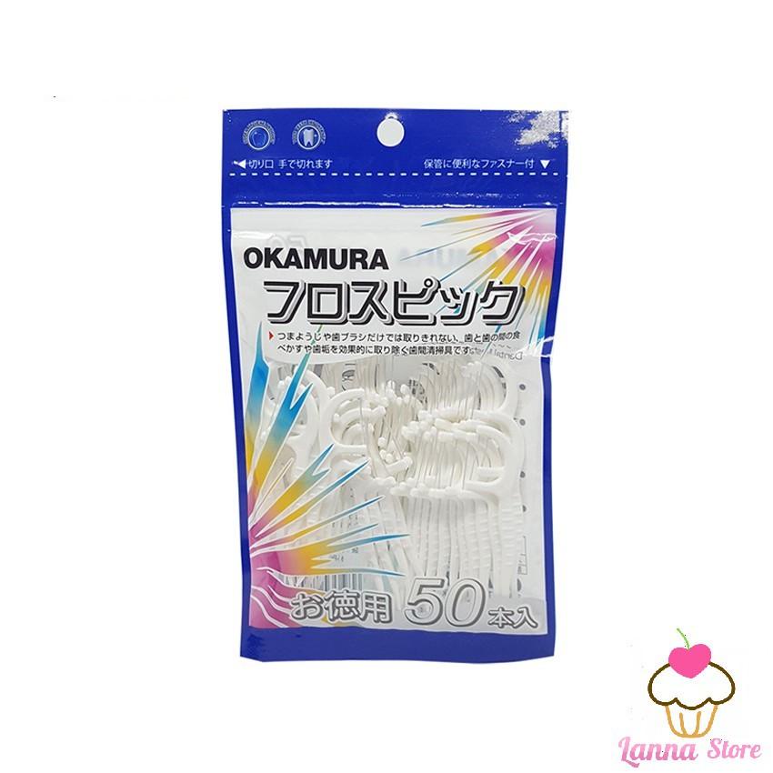 Tăm kẽ chỉ nha khoa chất lượng Bịch 50 cây/90 cây làm sạch răng kẻ răng - Nhật Bản