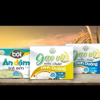 Gạo vỡ nấu cháo DINH DƯỠNG (Loại hạt to) - Minh Hà - 500 g