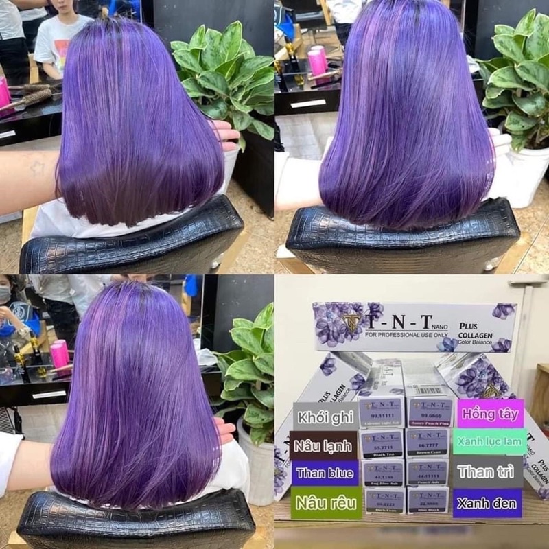 Mầu Nhuộm TNT Không Cần Tẩy