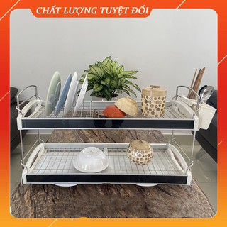 Kệ chén bát 2 tầng dual 2 tầng 600/800