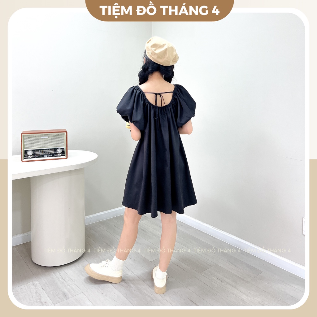 Đầm Suông Babydoll Tay Phồng Form Rộng TIỆM ĐỒ THÁNG 4 WING DRESS
