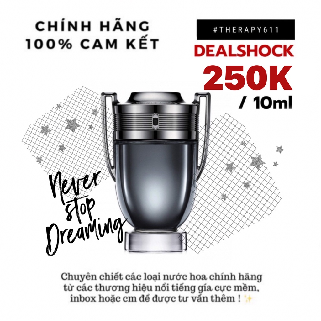 ..::✨Nước Hoa Paco Rabanne Invictus Intense (5ml/10ml/20ml)✨::..