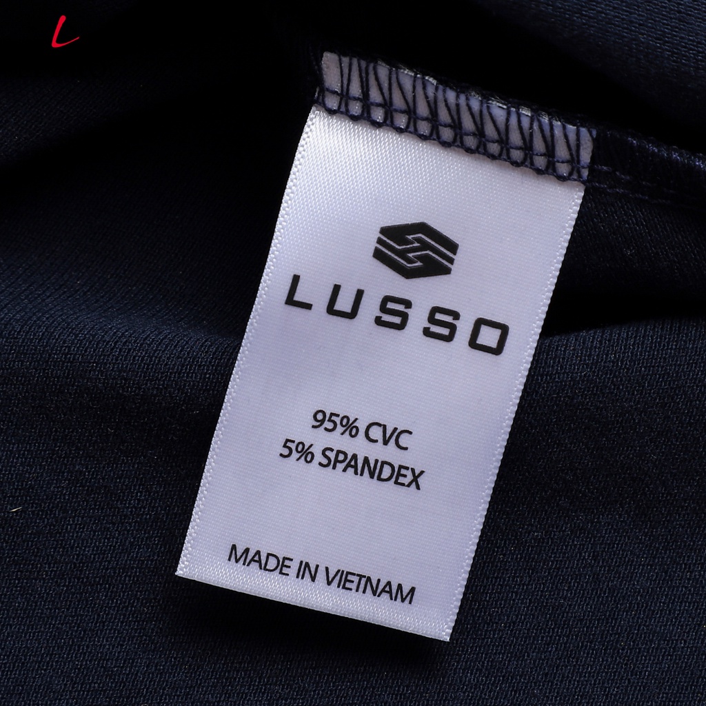 Áo Phông Nam Polo Có Cổ Ngắn Tay Vải Cá Sấu Cotton Cao Cấp LUSSO LEBRO-721A