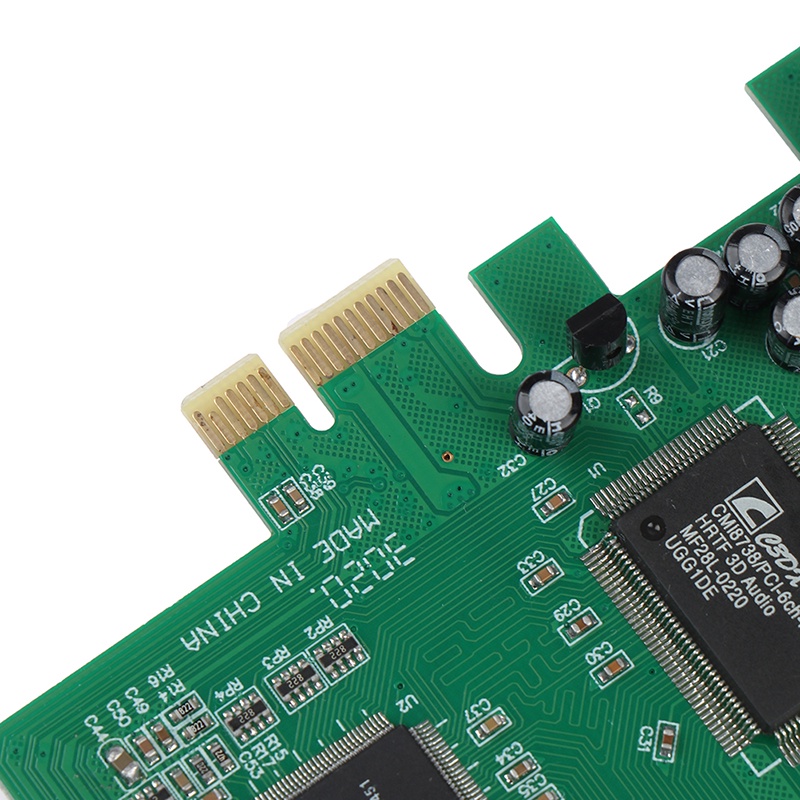 Thẻ Âm Thanh Kỹ Thuật Số Pci-E 5.1 Ch 6 Kênh Hỗ Trợ Win7