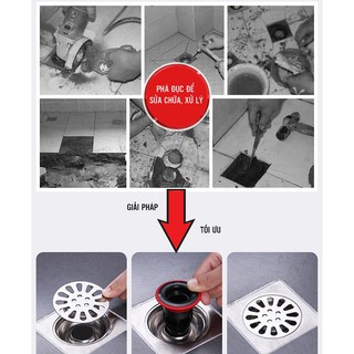 Nút Chặn Mùi Hôi Cống, Ngăn Vi Khuẩn, Côn Trùng Xâm Nhập Nhà Vệ Sinh EZMART