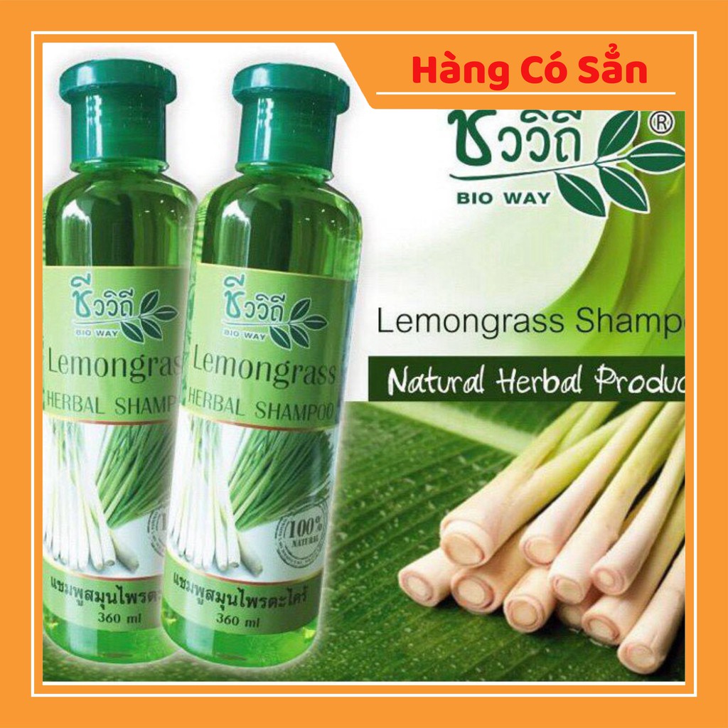 CẶP DẦU GỘI KÍCH THÍCH MỌC TÓC LEMONGRASS THÁI LAN [Có Sẵn]