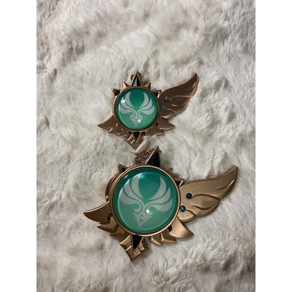 Vision nguyên tố tỷ lệ 1:1 genshin impact bằng kim loại