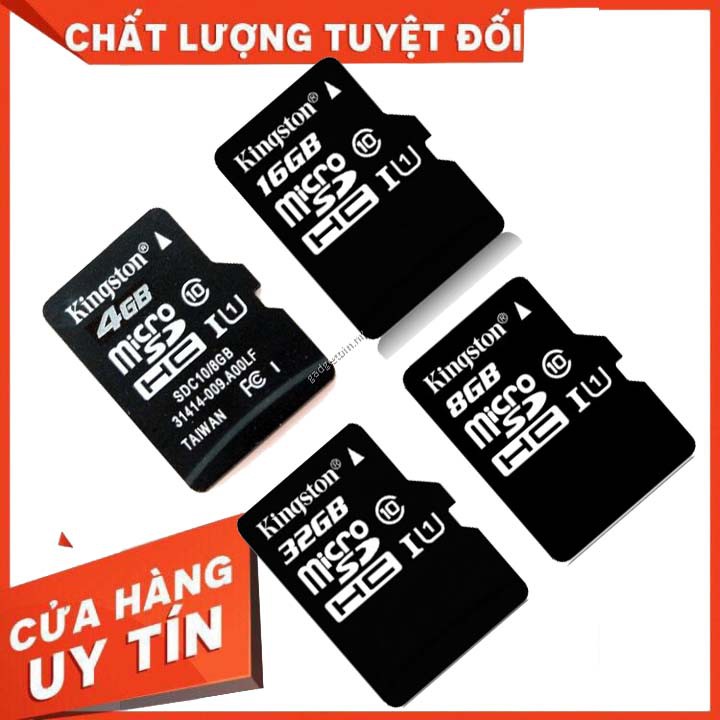 Thẻ Nhớ Kington 16G,32G Tốc độ cao Class 10