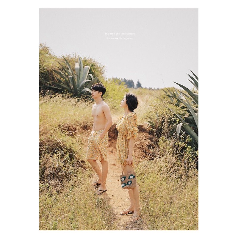 Bikini cặp đôi hoa nhí vàng | BigBuy360 - bigbuy360.vn