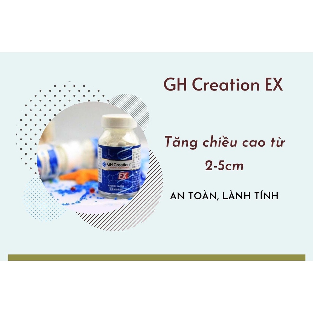 VIÊN UỐNG TĂNG CHIỀU CAO GH CREATION