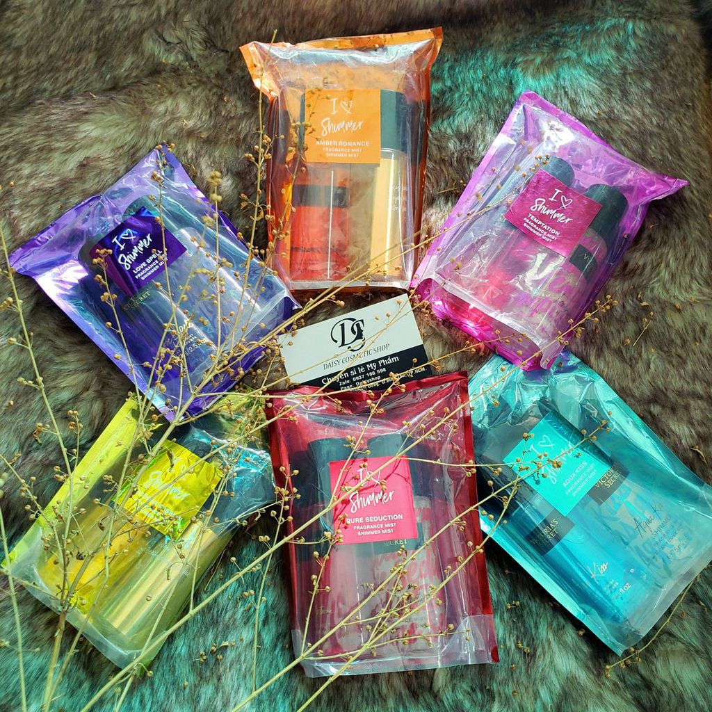 Một Túi 2 Chai Xịt Thơm Body I ❤️ Shimmer Vic 75ML*2 Hàng Trung | BigBuy360 - bigbuy360.vn