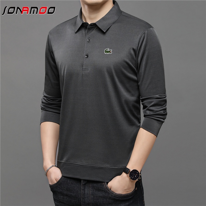 Mới áo polo Tay Dài Thời Trang Dành Cho Nam