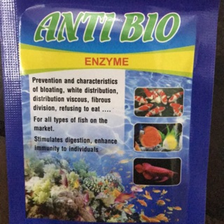 ANTIBIO Là Men tiêu hóa 10g giúp cá tiêu hóa tốt