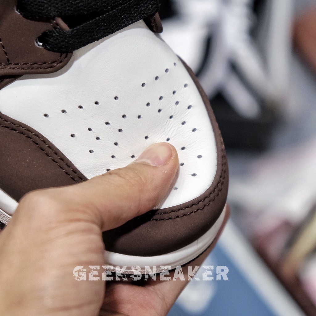 [GeekSneaker] GIày Jordan 1 Low Mocha Brow