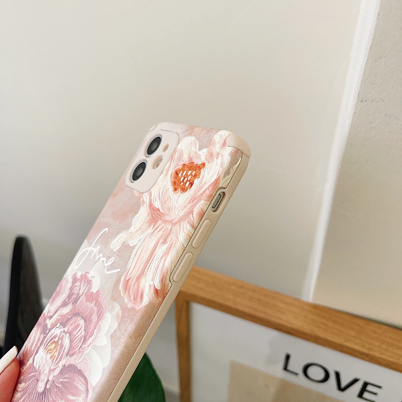 Ốp điện thoại TPU in hoa thích hợp cho iPhone 11 Pro Max X Xr Xs Max 7 8+ Se 2020 12 pro max 12 mini 13 pro max 13 mini