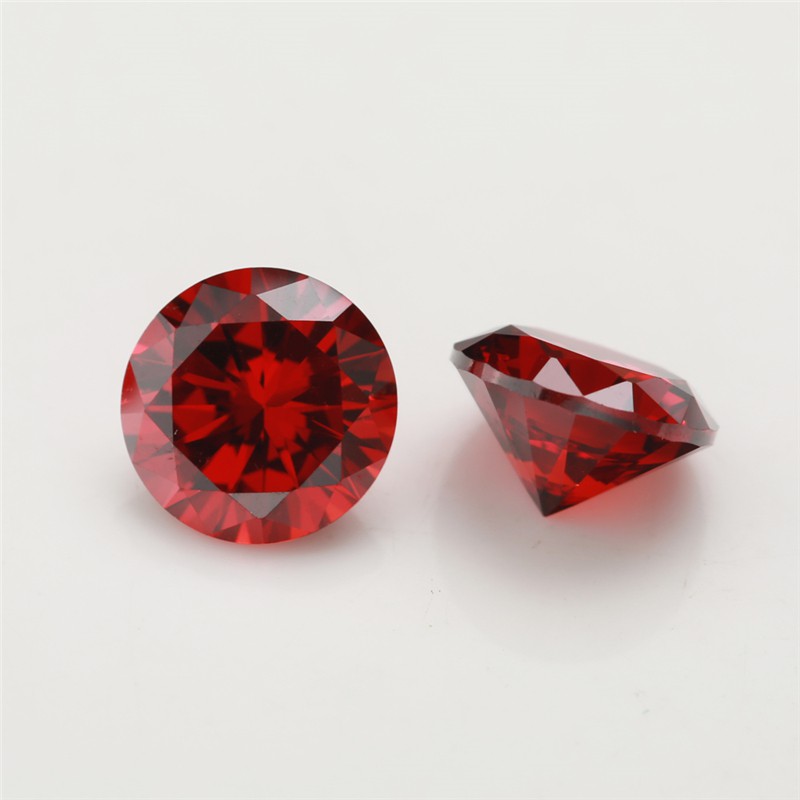 Đá Cz Màu Sắc Garnet Size 1.0~8.0mm Dùng Làm Trang Sức