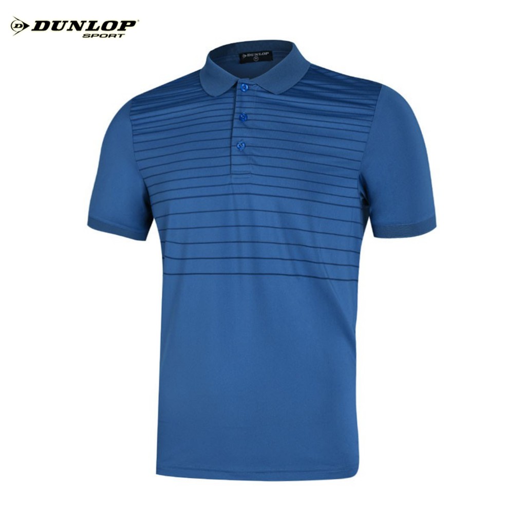 Áo thun thể thao Nam Dunlop - DASLS9077-1C Kiểu dáng Polo Nam Lifestyle phù hợp mặc hàng ngày chơi cầu lông tennis