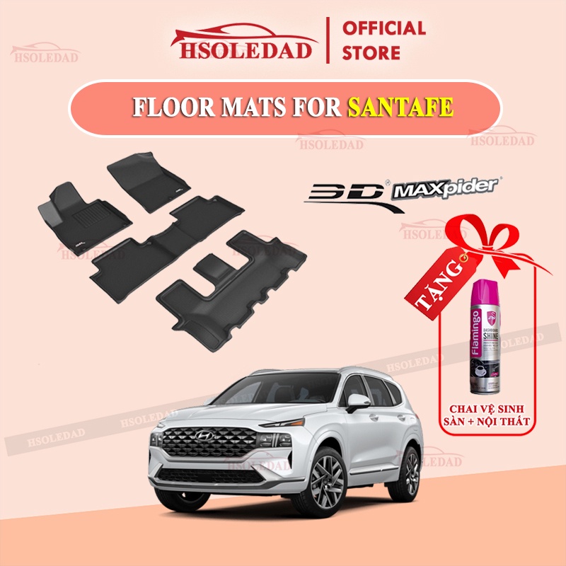 Thảm lót sàn SANTAFE bằng khuôn đúc hãng 3D MAXpider KAGU, Chất liệu XPE an toàn không độc hại