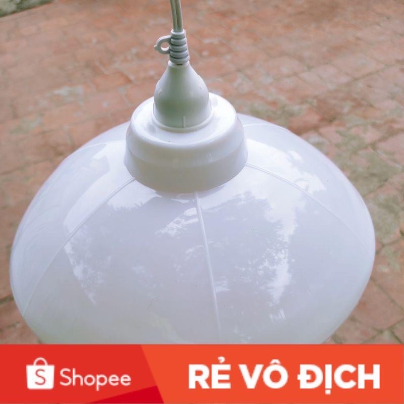 Chao đèn nhựa chống vỡ + dây đui đèn (Hàng chất lượng)