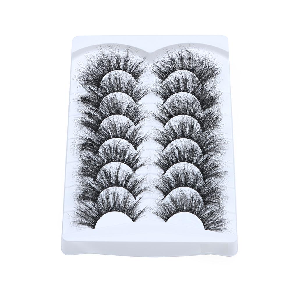 Set 7 Cặp Lông Mi Giả SKONHED Mềm Mại Nối Dài Và Làm Dày Lông Mi